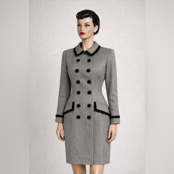 Vintage Dresses & Skirts - Vintage Kasper dress- modern suiting. Retro style- 6